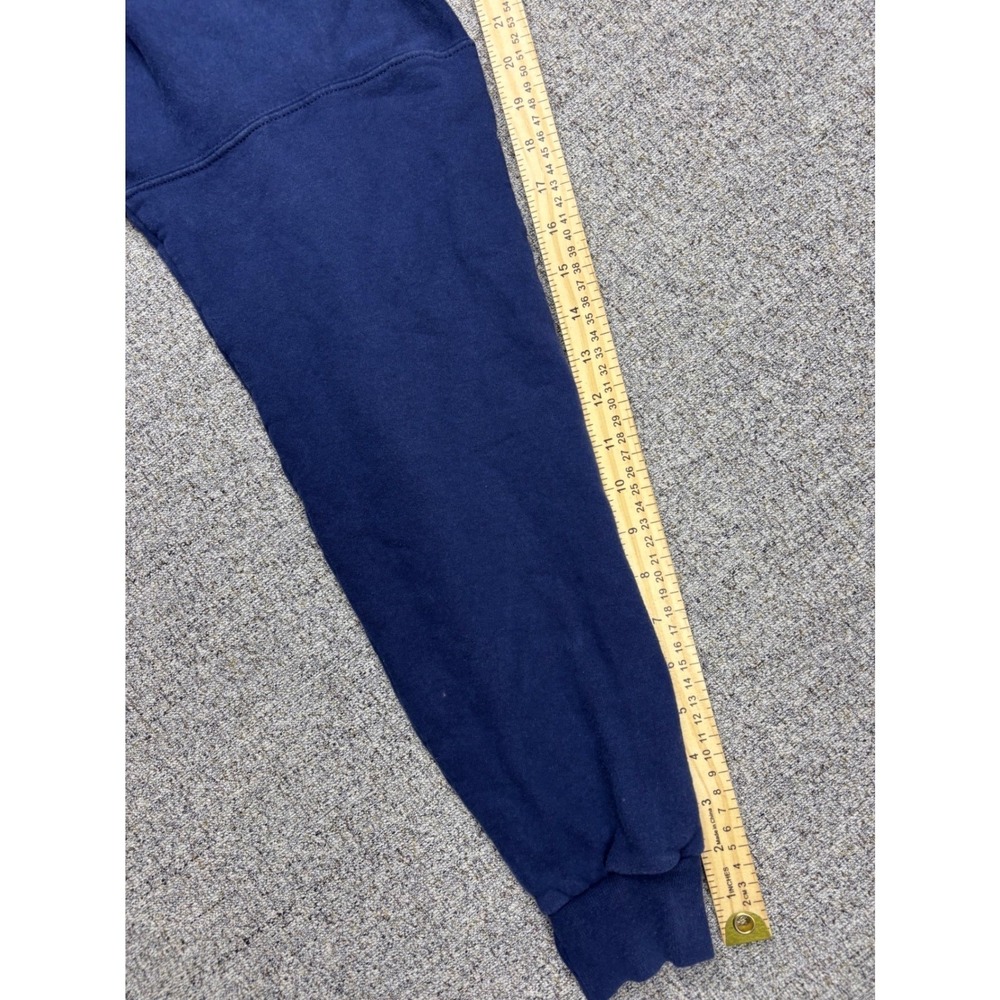 Thrasher Magazine Flame Logo Hoodie Mens Medium Navy Blue Skate Sweatshirt - Picture 8 of 8